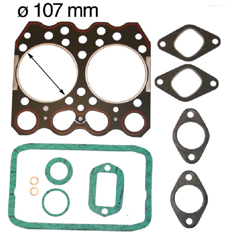 Zylinderkopfdichtsatz Durchmesser 107 mm anstelle von Steyr 1209010706