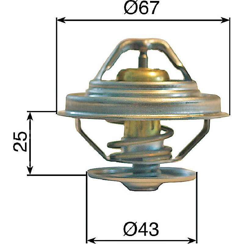 Thermostat 83 Grad anstelle von Steyr 132000060708