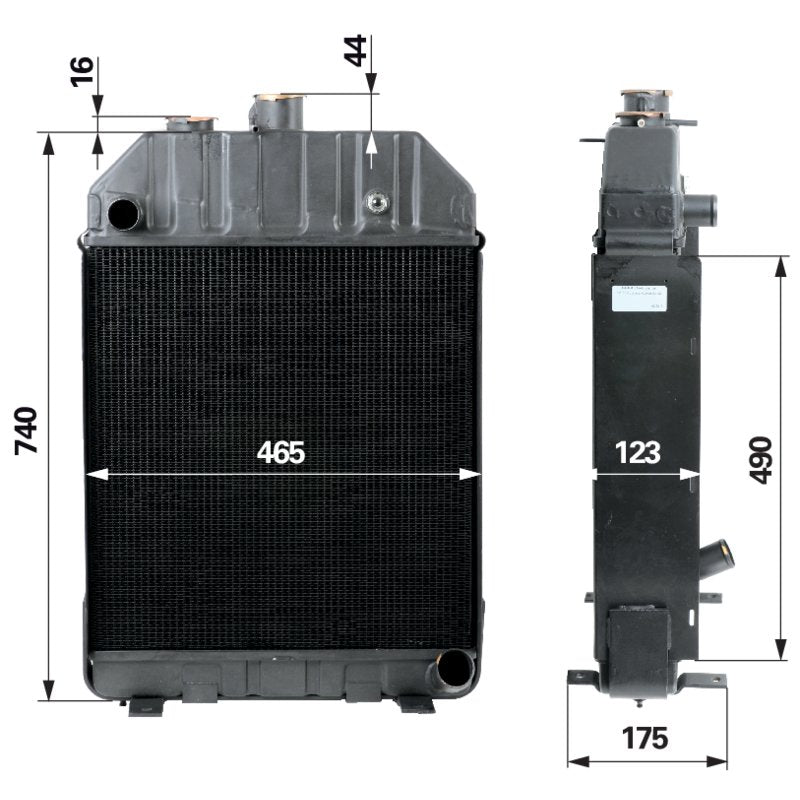 Kühler passend zu Steyr 8120