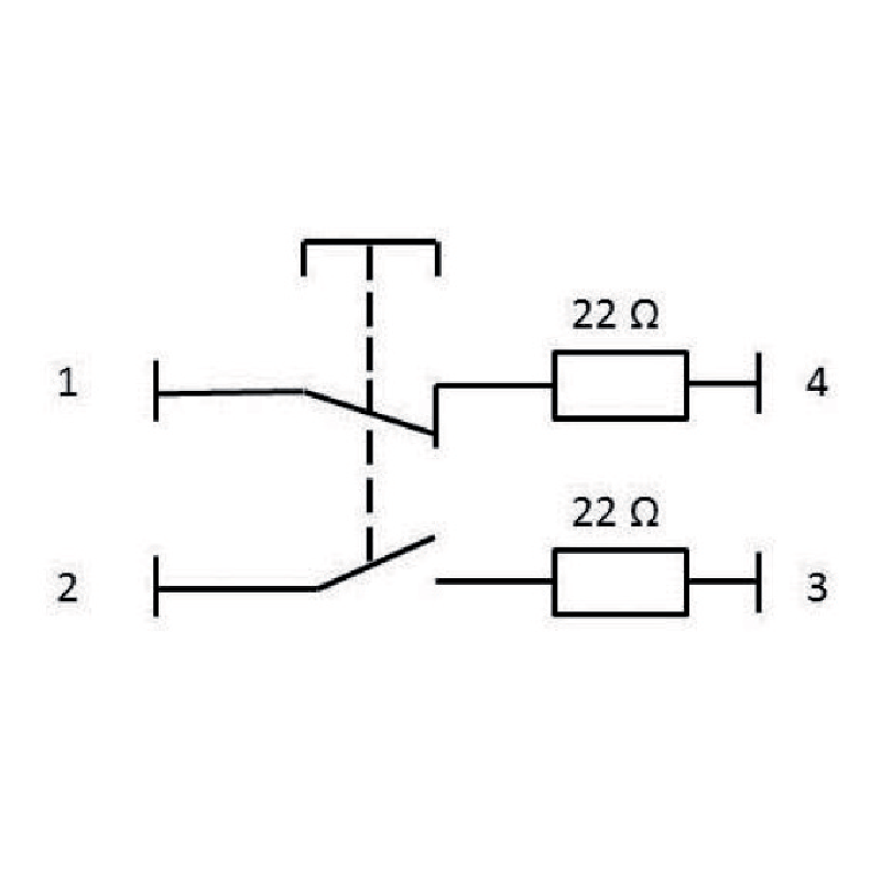 Druckknopfschalter für Hydraulik Heben 1-40-258-075