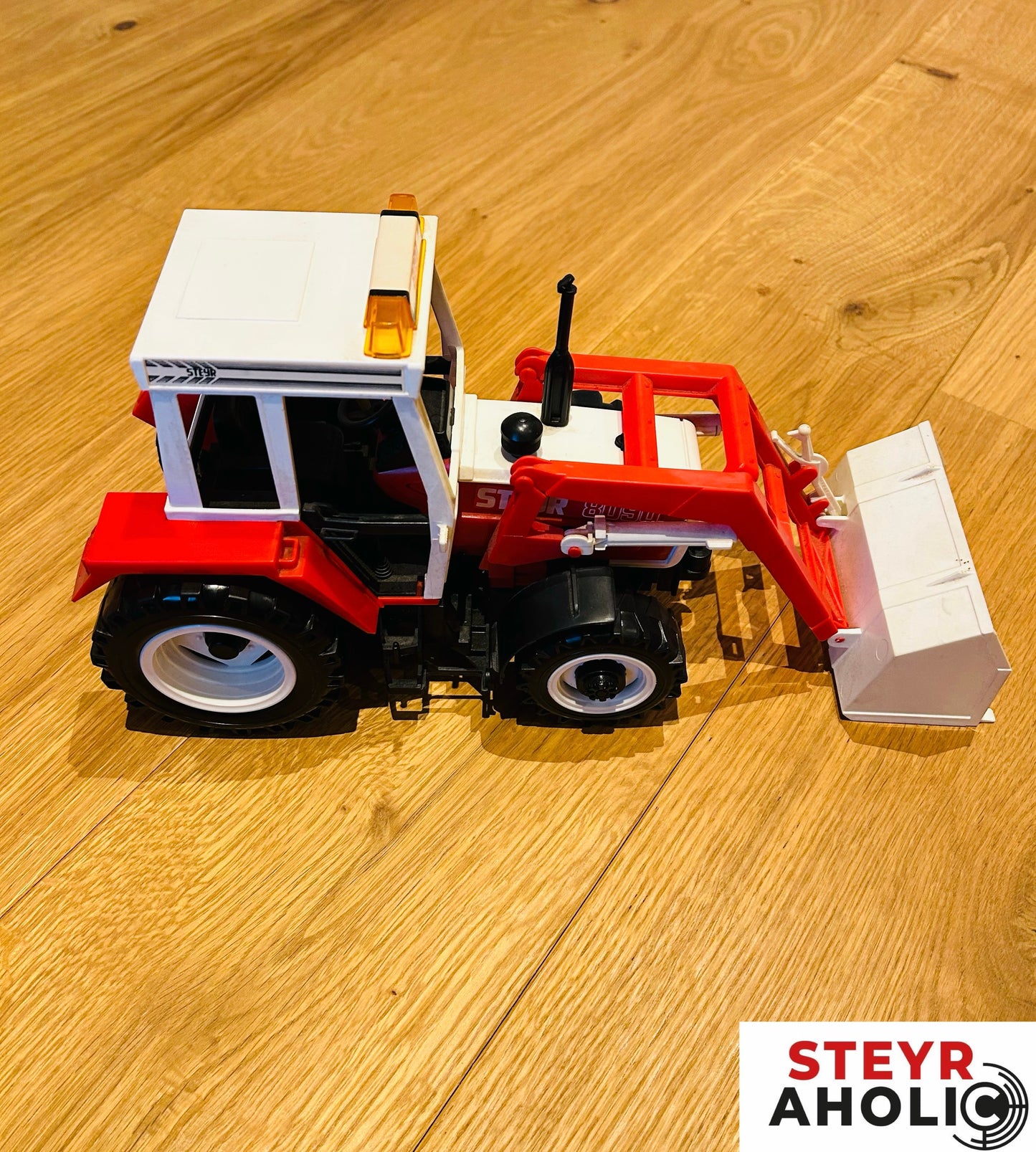 Steyr 8090 Modell Bruder mit Frontlader