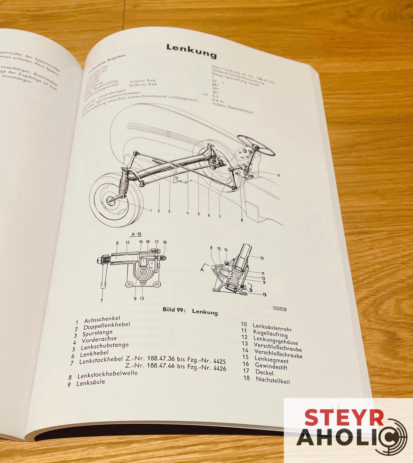 Reparaturhandbuch Steyr 188 (Erweiterte Ausgabe)